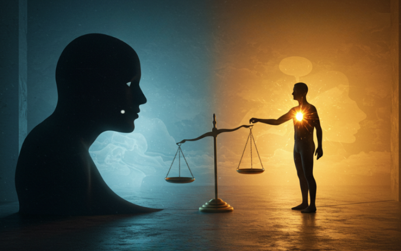 A Voz Que Te Sabota: Como Silenciar o Crítico Interno Sem Perder a Motivação.